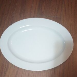 Fitz and Floyd Classic White Oval Platter